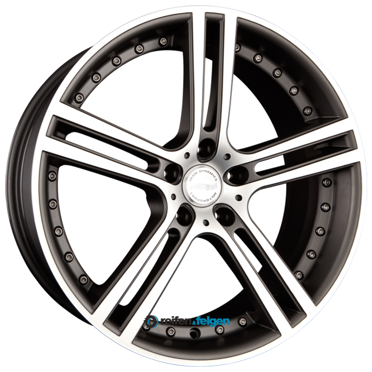 Team Dynamics Le Mans Matt Graphite 8.5 x 18-inch