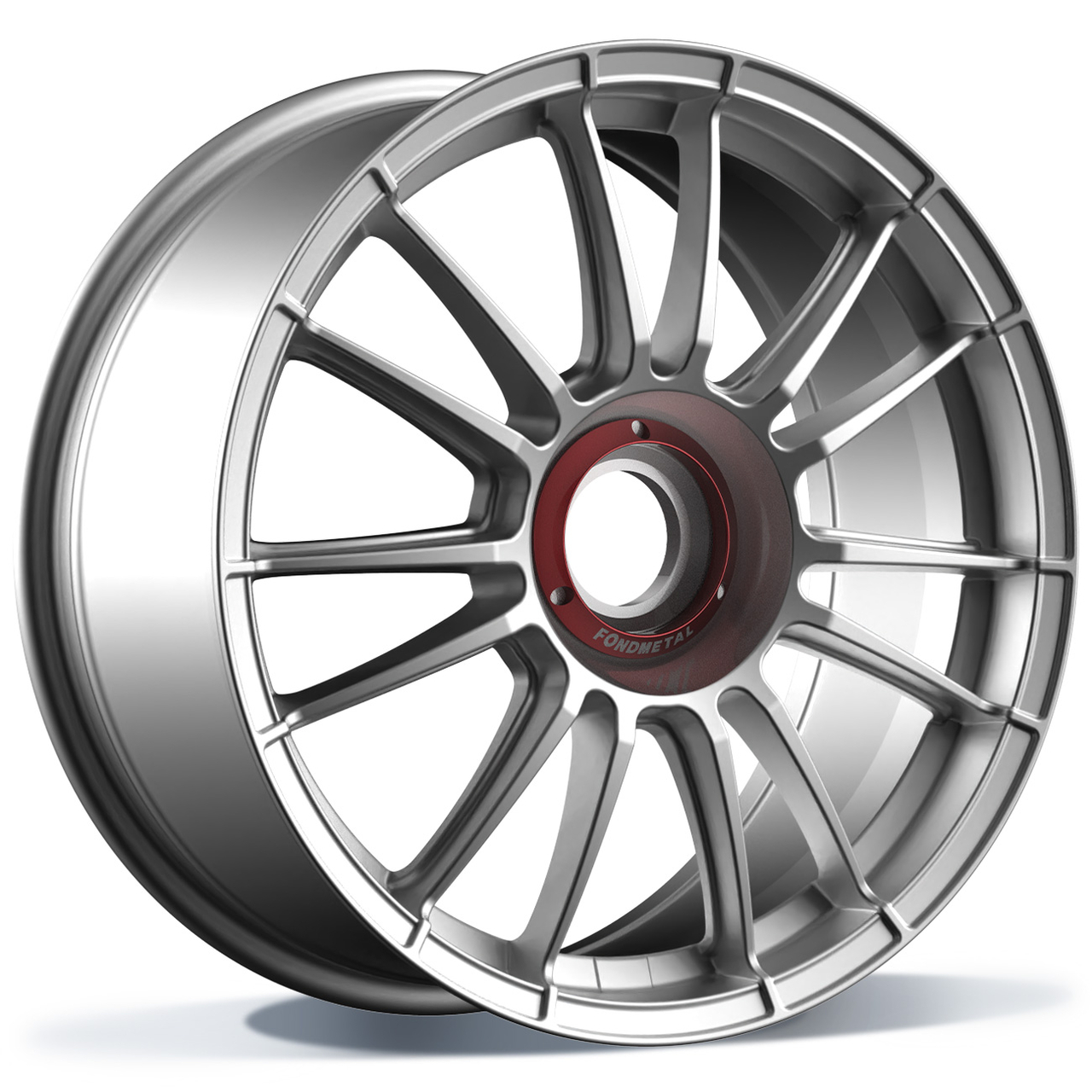 Fondmetal 9RR Monodado - GLOSSY SILVER - 11J x 20inch ET47 15x130 naaf 0.00