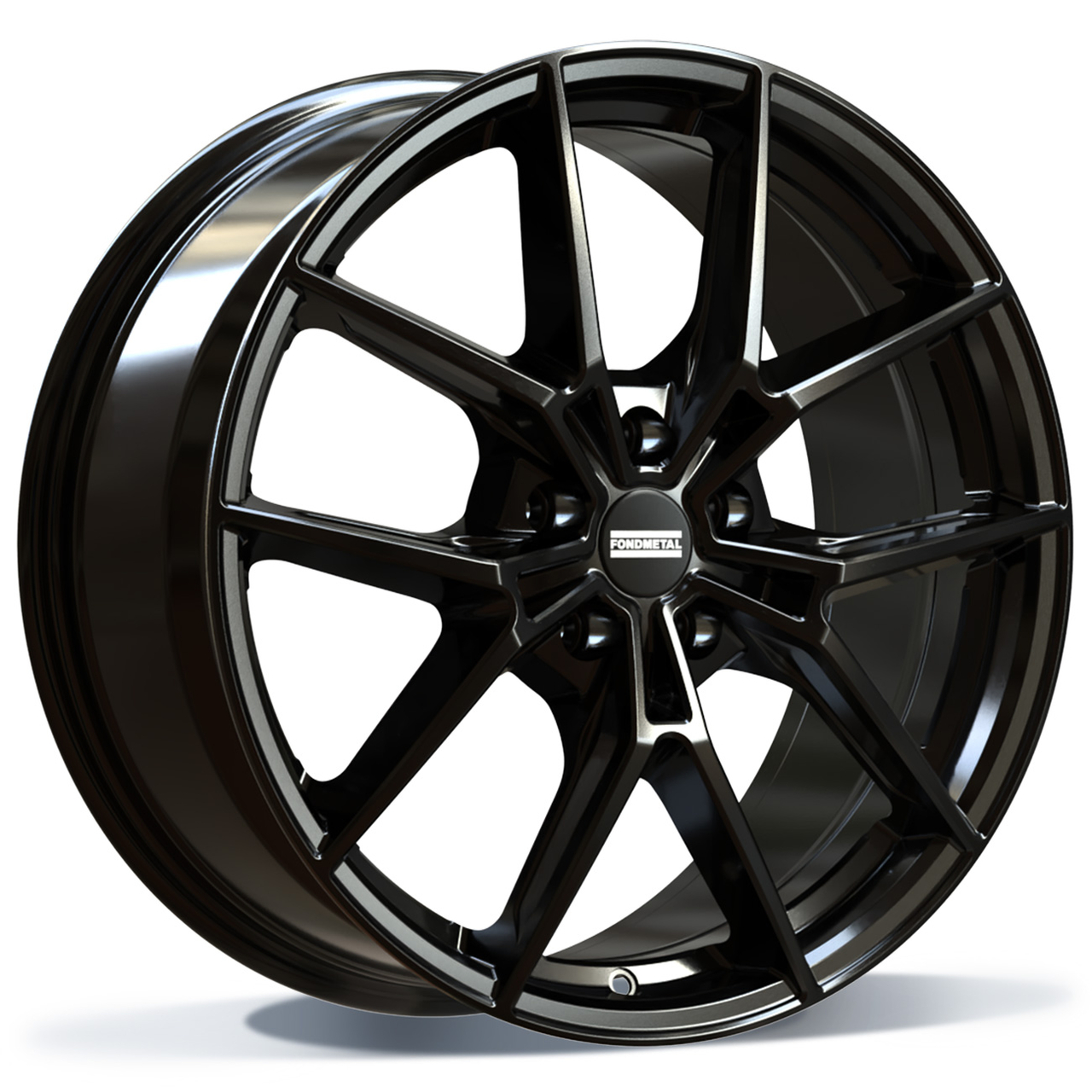 Fondmetal IUPITER (FMI14) - GLOSSY BLACK - 8J x 19inch ET26 5x112 naaf 66.5