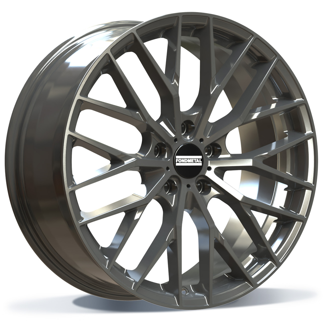 Fondmetal MAKHAI (FMI05) - GLOSSY TITANIUM - 9J x 20inch ET44 5x112 naaf 66.5