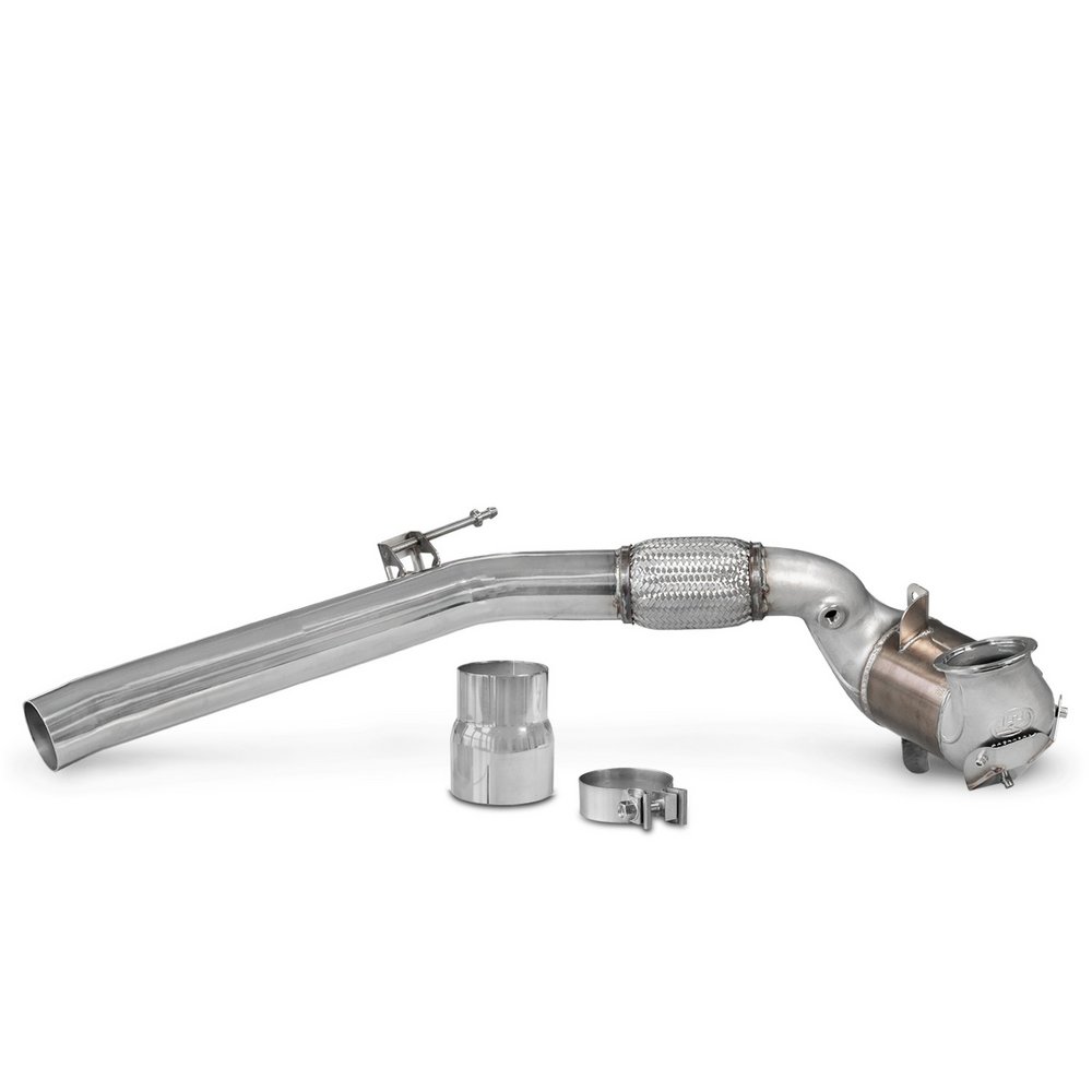 Wagner Tuning Downpipe 200CPSI catalyst 2WD voor Skoda Octavia 5E 1.8TSI