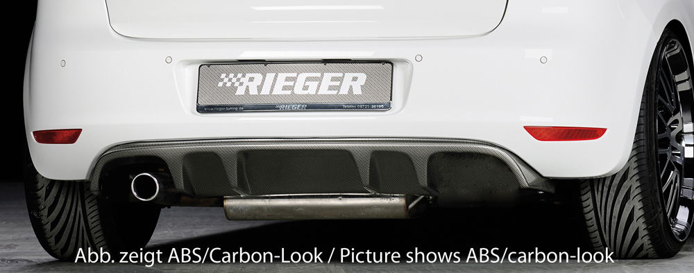 Rieger Tuning diffuser VW Golf 6
