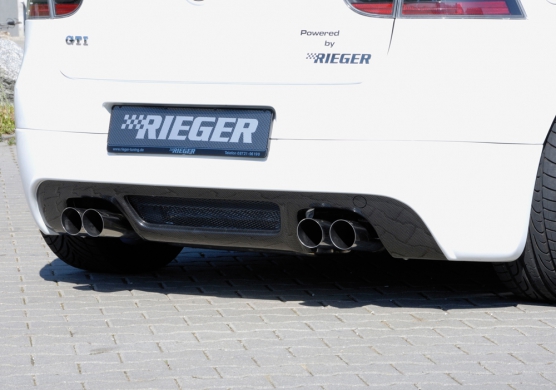 Rieger Tuning uitlaatdemper, rechts, links, met stempel VW Golf 5
