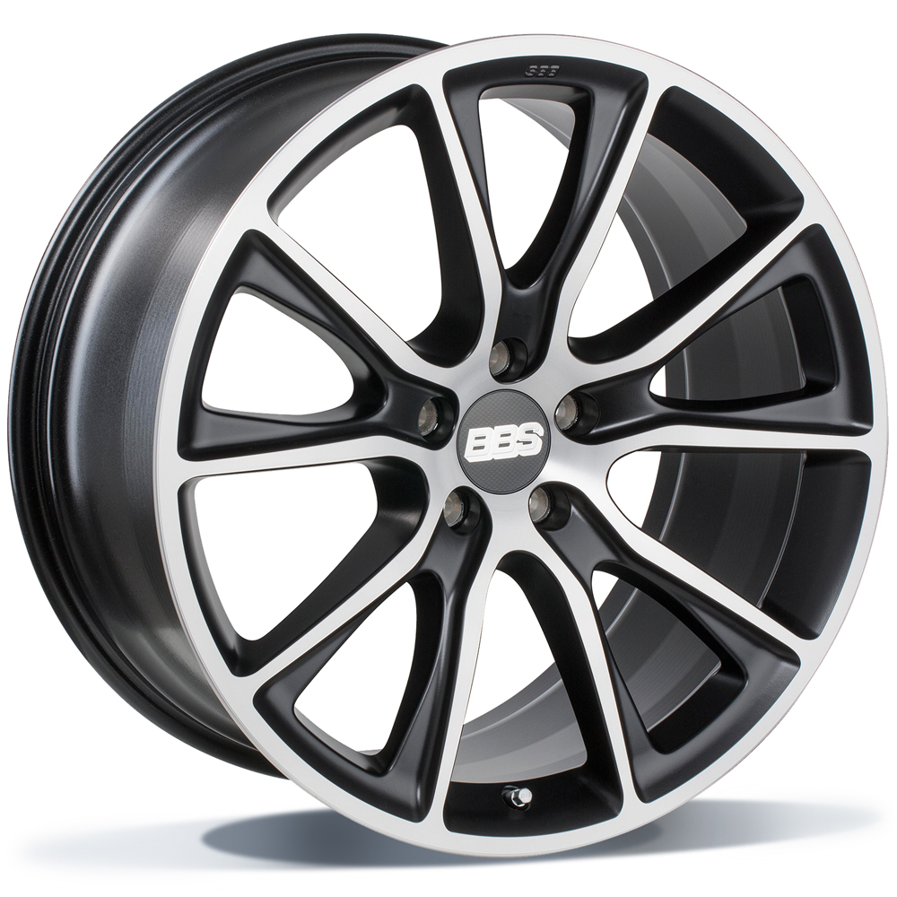 BBS SV - satin black/diamondcut - 11.5J x 22inch ET38 5x120 naaf 82