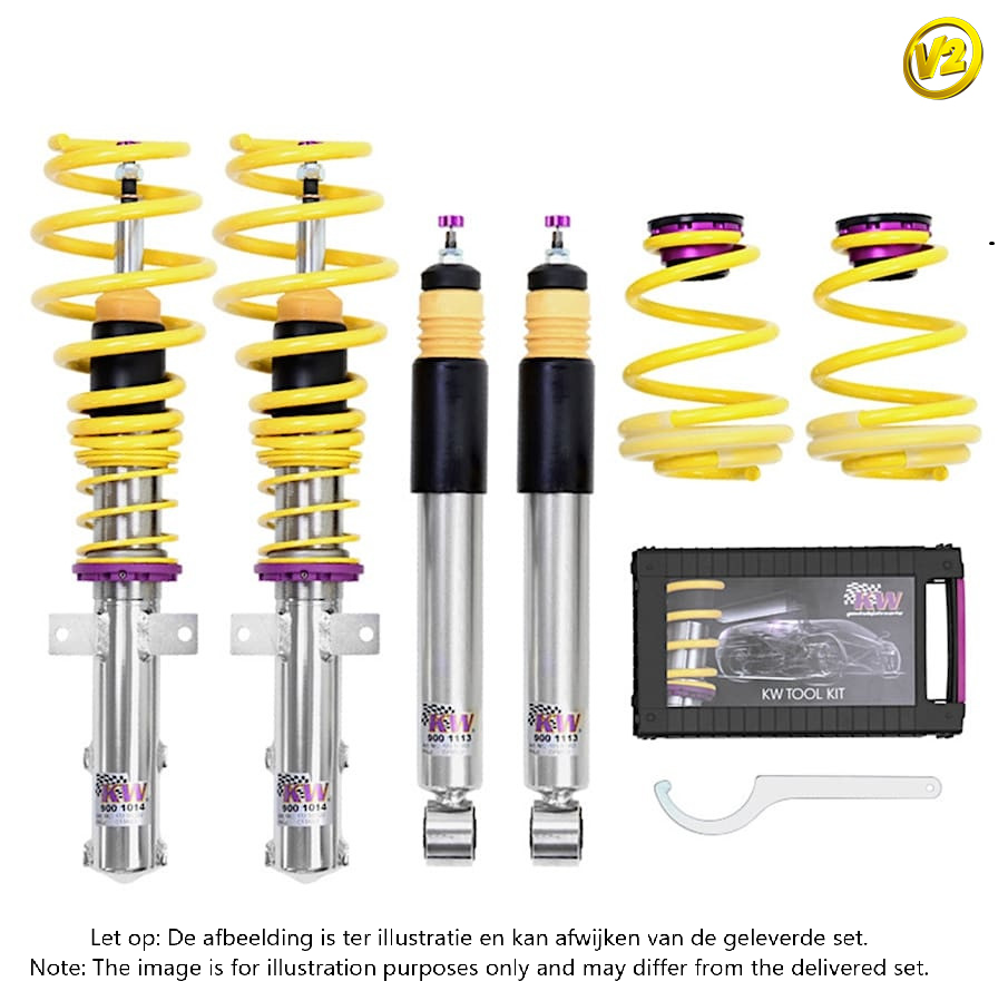 KW Schroefset V2 Audi A4 [B8] 2007- 2WD Avant - Zonder elektrische dempers -1080kg vooras last
