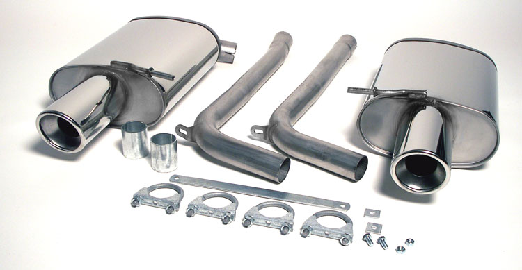 Simons Sportuitlaat Audi A4 B6 Cabrio 2001-2008