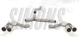 Simons Sportuitlaat Audi A4 B8 Avant/sedan 2008-