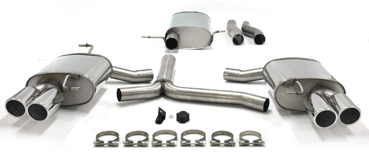 Simons Sportuitlaat Audi A5 8T Coup&eacute;/sportback 2006-