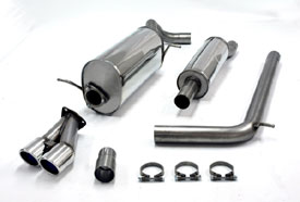 Simons Sportuitlaat Skoda Fabia [5j] hatchback 2010-2014