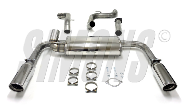 Simons Sportuitlaat Volvo S40 Sedan 2004-