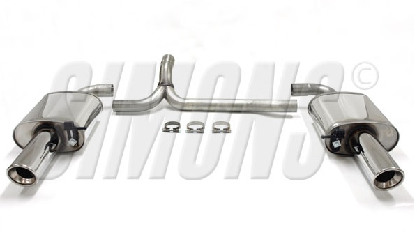 Simons Sportuitlaat Volvo V70 XC Xc awd 2007-2016