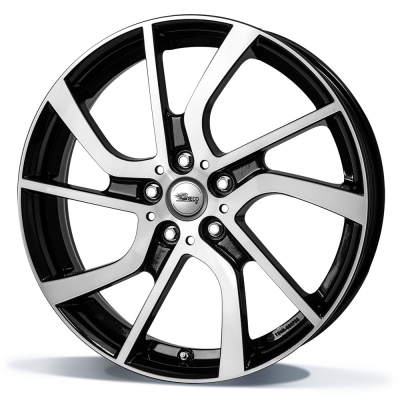 Brock eB1 - zwart glanzend - front polijst (SGVP) - 5J x 19inch ET43 5x112 naaf 66.7