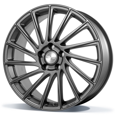 Brock B39 - Himalaya Grey Matt (HGM) - 7.5J x 18inch ET45 5x112 naaf 66.6