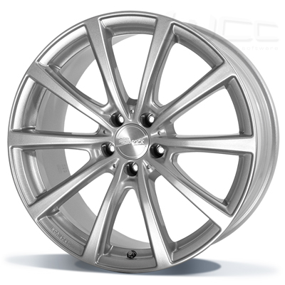 Brock B32 - kristal zilver gelakt (KS) - 9.5J x 20inch ET45 5x114.3 naaf 64.1
