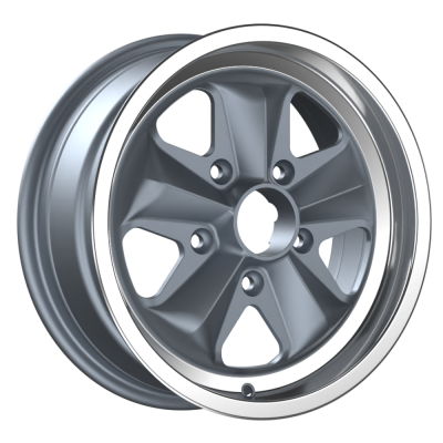 Fondmetal Classic HF15 - MATT SILVER MACHINED LIP - 5J x 15inch ET48 5x130 naaf 71.6