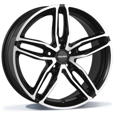 Carmani CA13 Twinmax - black polish - 8.5J x 19inch ET42 5x114.3 naaf 72.6