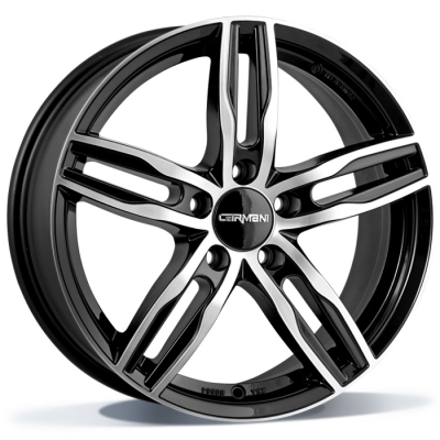Carmani CA14 Paul - black polish - 6.5J x 16inch ET38 5x114.3 naaf 72.6