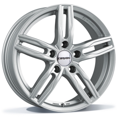 Carmani CA14 Paul - crystal silver - 7.5J x 17inch ET43 5x120 naaf 72.6