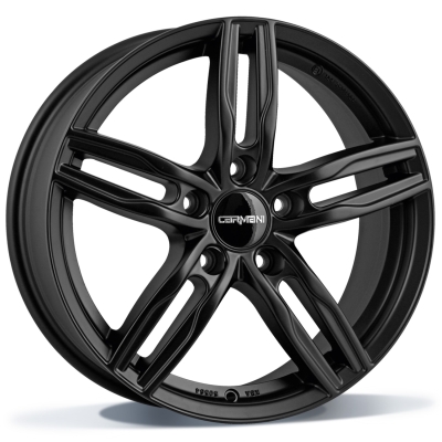 Carmani CA14 Paul - black matt - 6.5J x 16inch ET45 5x108 naaf 63.4