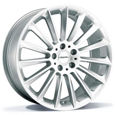 Carmani CA17 Fritz - white silver - 10.5J x 21inch ET25 5x112 naaf 66.6