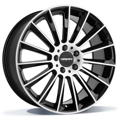 Carmani CA17 Fritz - black polish - 8J x 19inch ET40 5x114.3 naaf 72.6
