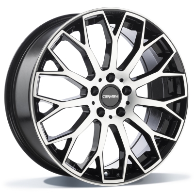 Carmani CA22 Franz - black polish - 8J x 19inch ET37 5x112 naaf 66.6