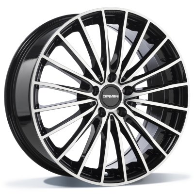 Carmani CA24 Karl - black polish - 8J x 18inch ET45 5x112 naaf 66.6