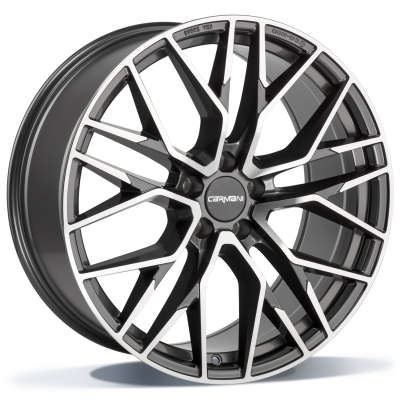 Carmani CA20 Ludwig - hyper gun polish - 8.5J x 19inch ET30 5x114.3 naaf 72.6