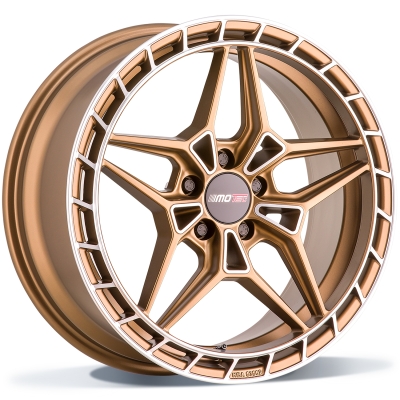 Motec MCT16-Futura - mat bronze polished - 8.5J x 19inch ET35 5x112 naaf 66.5