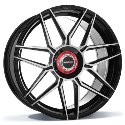 Motec MCT14-GT.one - black polished - 8.5J x 19inch ET45 5x112 naaf 66.5