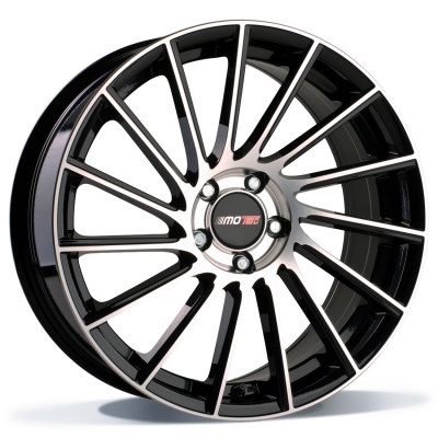Motec Tornado-R - black polished - 8.5J x 18inch ET30 5x112 naaf 66.5