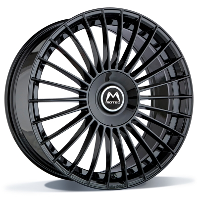 Motec Venom - Black painted - 8.5J x 19inch ET30 5x112 naaf 72.6