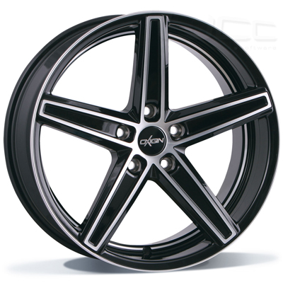 Oxigin 18 Concave - black full polish - 7.5J x 17inch ET35 5x112 naaf 66.6