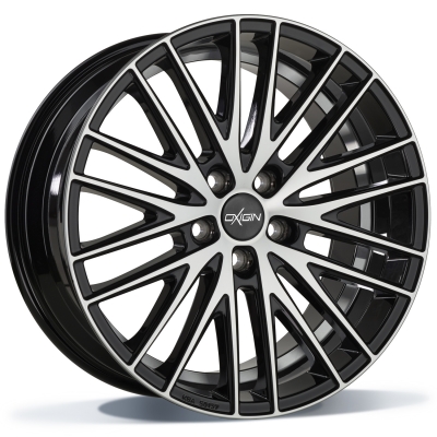 Oxigin 19 Oxspoke - black full polish - 8.5J x 19inch ET35 5x120 naaf 72.6
