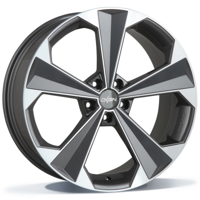 Oxigin 22 OXRS - titan polish - 8.5J x 19inch ET43 5x114.3 naaf 72.6
