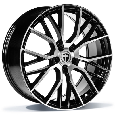 Tomason TN23 - Black Diamond polished - 8.5J x 19inch ET45 5x108 naaf 63.4