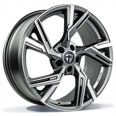 Tomason AR1 - Anthracite Diamond Polished - 8.5J x 19inch ET35 5x112 naaf 66.6