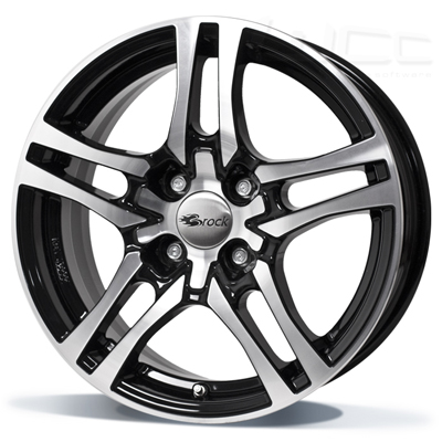 RC Design RC26 - Glanzend-zwart-front-gepolijst-SGVP - 6.5J x 15inch ET23 4x108 naaf 65.1