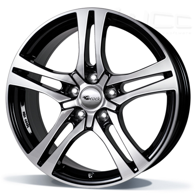 RC Design RC26 - Glanzend-zwart-front-gepolijst-SGVP - 7.5J x 18inch ET45 5x114.3 naaf 60.1