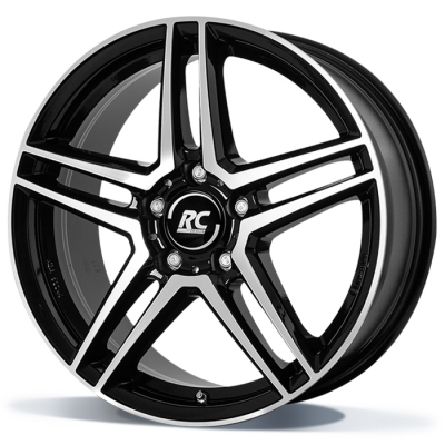 RC Design RCD17 - Glanzend-zwart-front-gepolijst-SGVP - 8.5J x 19inch ET38 5x112 naaf 66.6