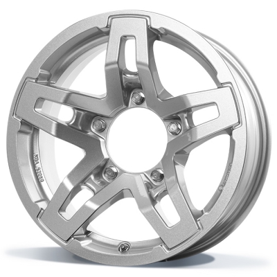 RC Design RC33X - Kristal zilver (KS) - 5.5J x 15inch ET5 5x139.70 naaf 108.3