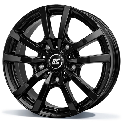 RC Design RC25T - Zwart gelakt (SG) - 7J x 17inch ET51 5x112 naaf 66.6