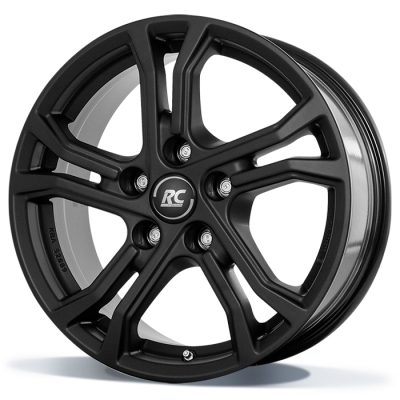 RC Design TDG2 - Satin zwart mat (SBM) - 7J x 16inch ET40 5x114.3 naaf 60.1
