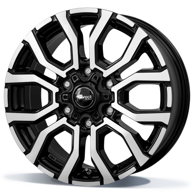 RC Design RC35 - Glanzend-zwart-front-gepolijst-SGVP - 6.5J x 17inch ET48 6x139.70 naaf 92.4