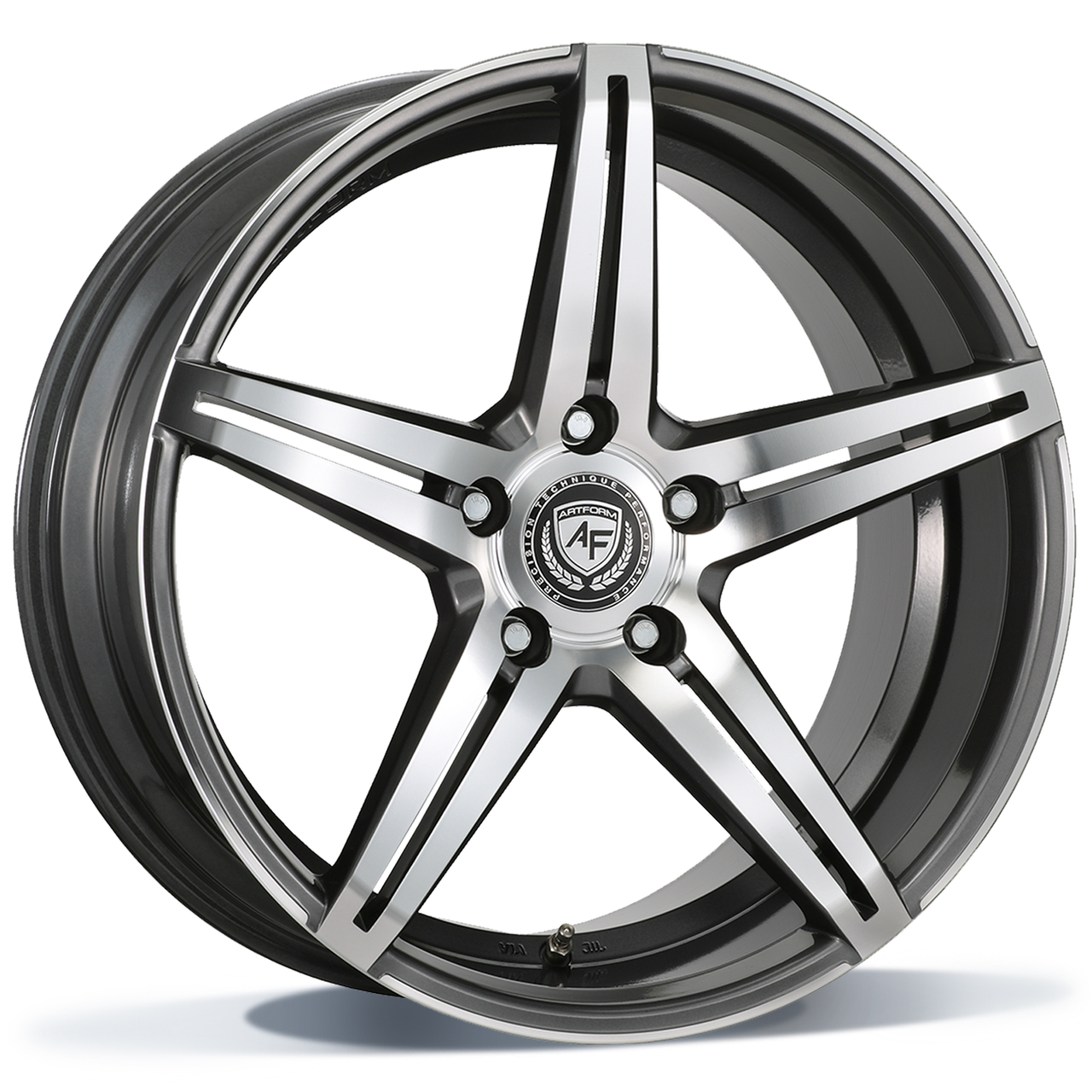 Art Form AF301 - Gunmetal polished - 11J x 20inch ET30 5x112 naaf 66.5