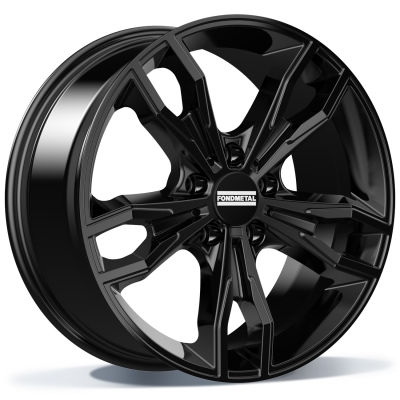Fondmetal ALKE (FMI02) - GLOSSY BLACK - 8.5J x 20inch ET35 5x112 naaf 66.5