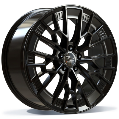 Fondmetal 1972 (8300) - GLOSSY BLACK - 11J x 21inch ET38 5x114.3 naaf 75