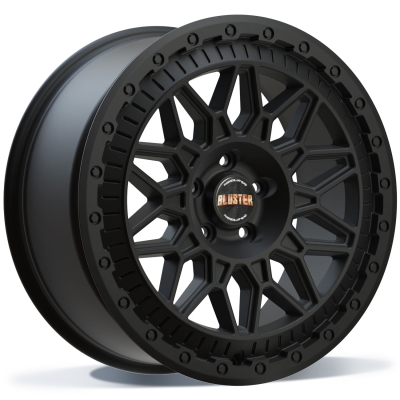 Fondmetal BLUSTER (8400) - MATT BLACK - 8.5J x 17inch ET37 5x127 naaf 71.6