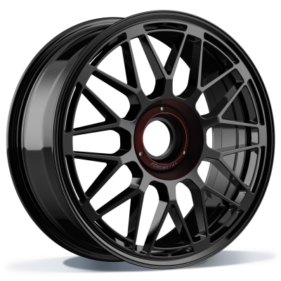 Fondmetal 9EVO Monodado - GLOSSY BLACK - 12J x 20inch ET47 15x130 naaf 0