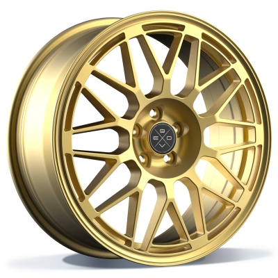 Fondmetal 9EVO - GLOSSY GOLD - 7J x 17inch ET39 4x100 naaf 75